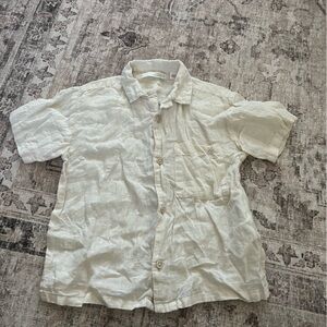Zara boys linen shirt